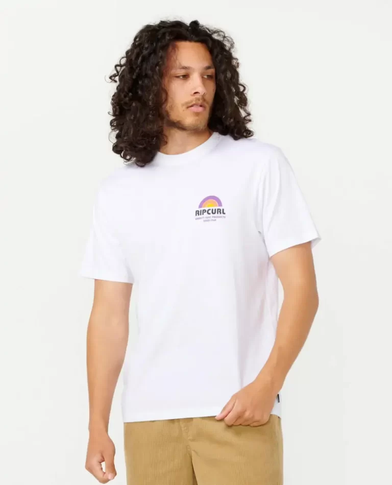 Tees & Tanks Mens Rip Curl Surf Revival Line Up Tee - Image 2