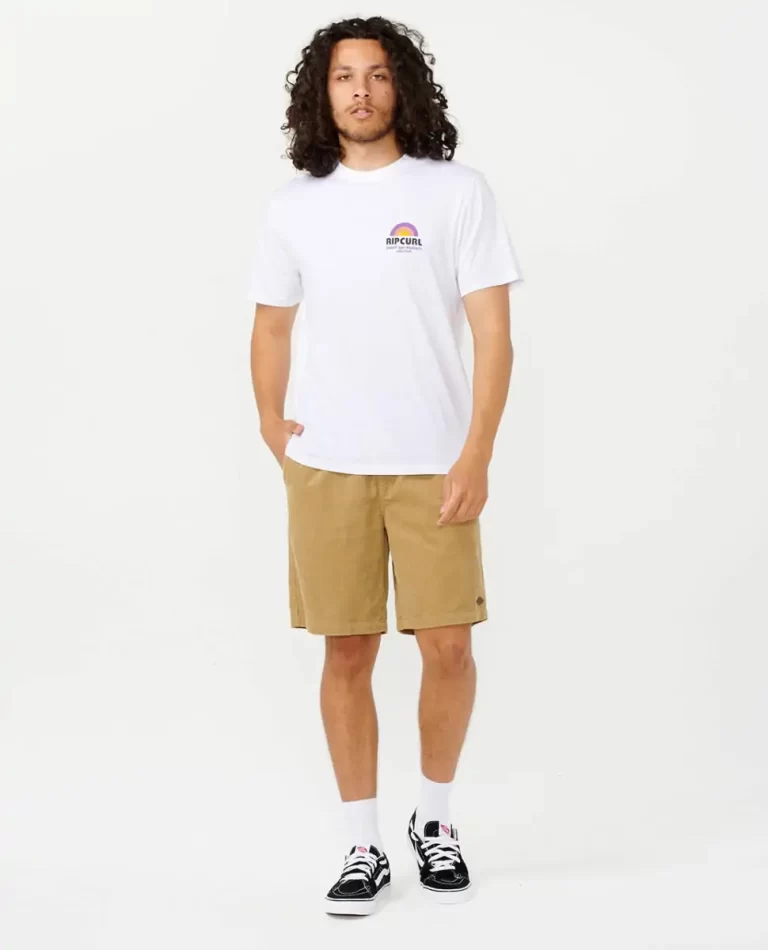 Tees & Tanks Mens Rip Curl Surf Revival Line Up Tee - Image 3