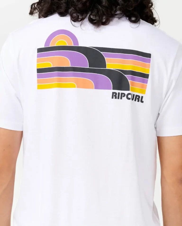 Tees & Tanks Mens Rip Curl Surf Revival Line Up Tee - Image 4