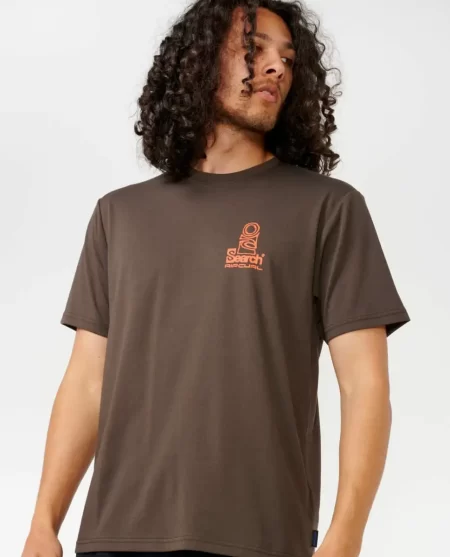 Tees & Tanks Mens Rip Curl Vaporcool Search Stack Tee