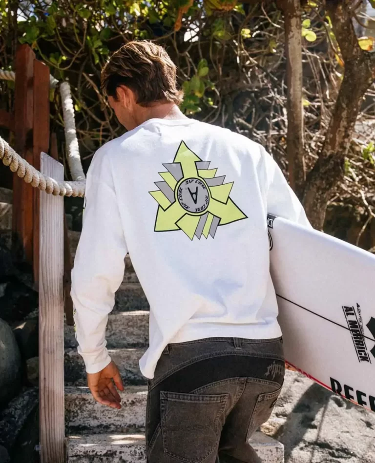 Tees & Tanks Mens Rip Curl X Abrand Long Sleeve Arrows Tee - Image 2
