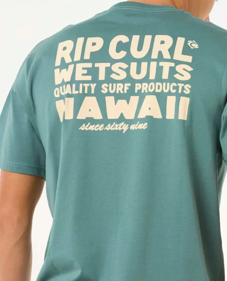Tees & Tanks Mens Stamp Destination Tee Rip Curl - Image 5