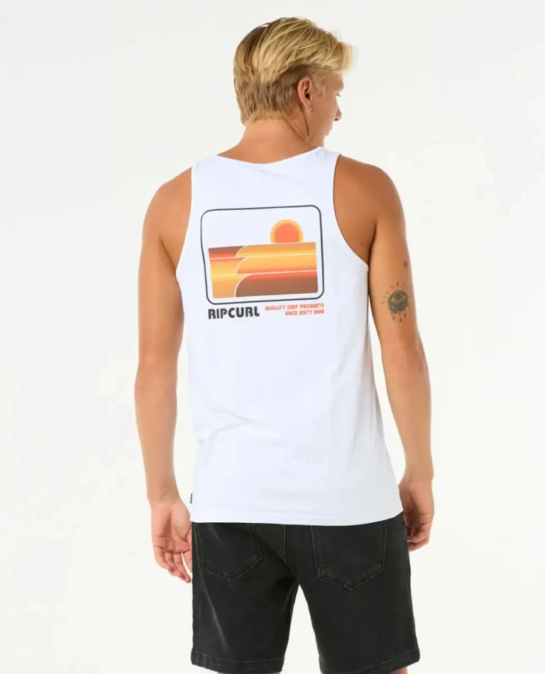 Tees & Tanks Mens Surf Revival Peaking Tank Rip Curl - Image 3