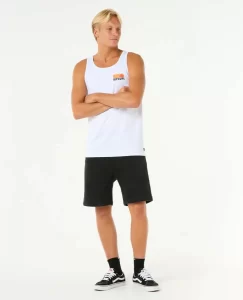 Tees & Tanks Mens Surf Revival Peaking Tank Rip Curl - Image 4