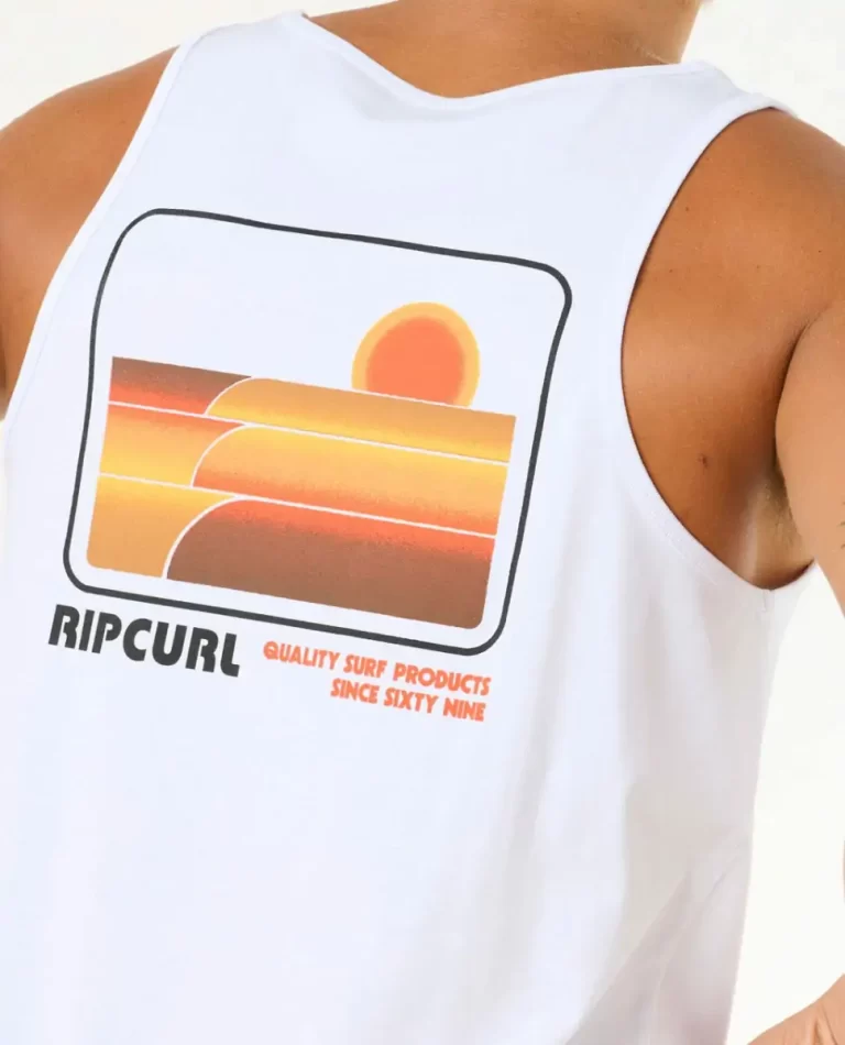 Tees & Tanks Mens Surf Revival Peaking Tank Rip Curl - Image 5