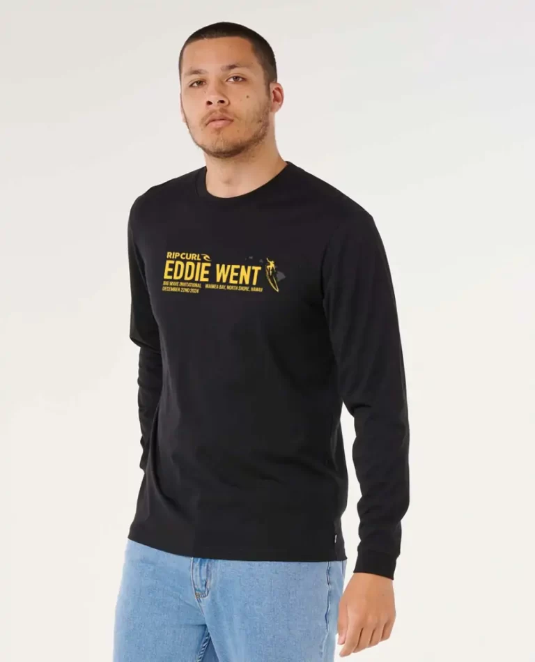 Tees & Tanks Rip Curl Eddie Went Photo Long Sleeve T Mens - Image 3