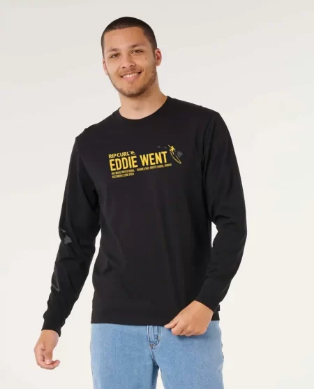Tees & Tanks Rip Curl Eddie Went Photo Long Sleeve T Mens