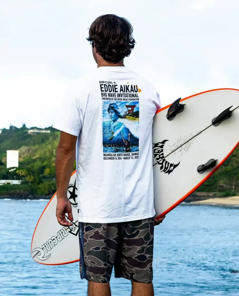 Tees & Tanks Rip Curl Mens Eddie Would Go Poster Tee - Image 2