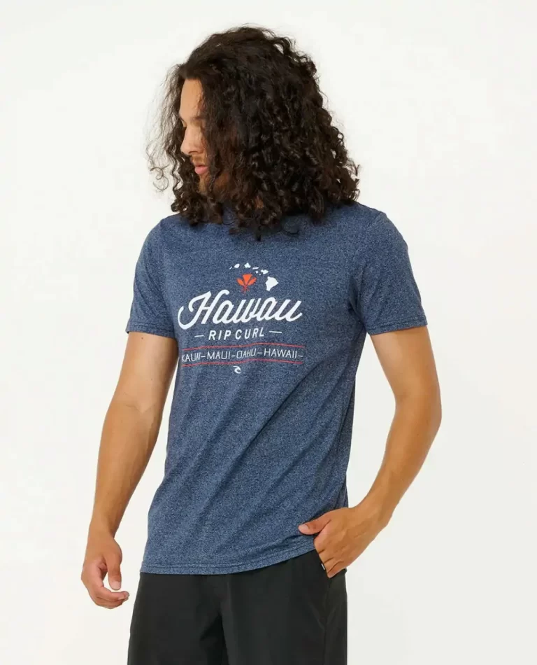Tees & Tanks Rip Curl Mens Sandcastle Mock Twist Tee - Image 2