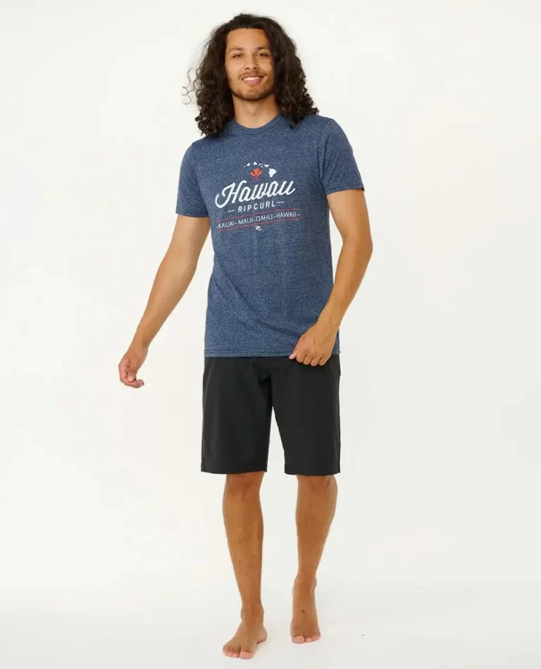 Tees & Tanks Rip Curl Mens Sandcastle Mock Twist Tee - Image 4