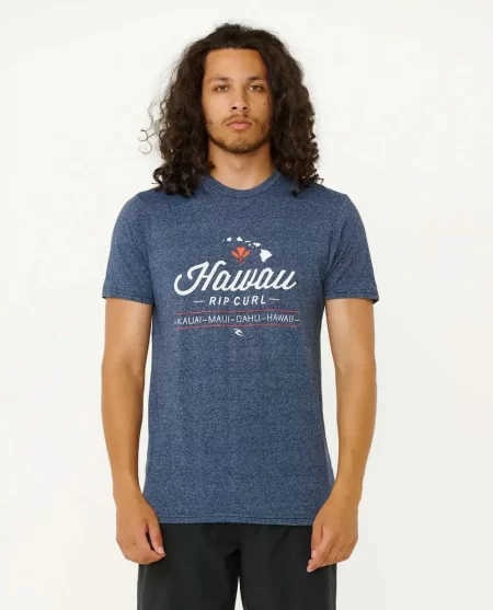 Tees & Tanks Rip Curl Mens Sandcastle Mock Twist Tee