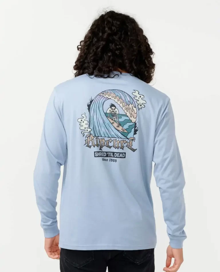Tees & Tanks Rip Curl Shred Til Long Sleeve Tee Mens - Image 3