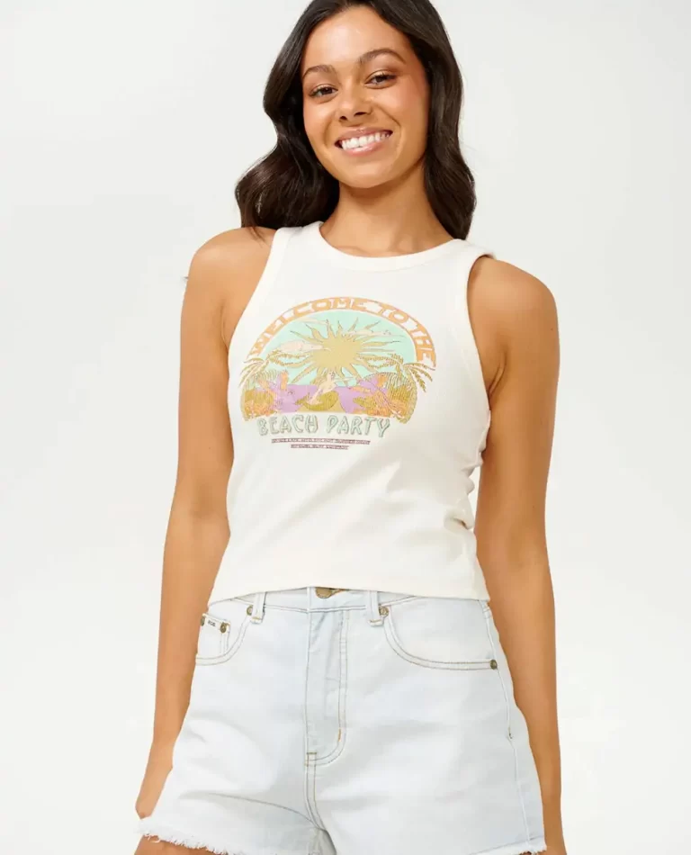 Tees & Tanks Rip Curl Tropicana Ribbed Tank Women