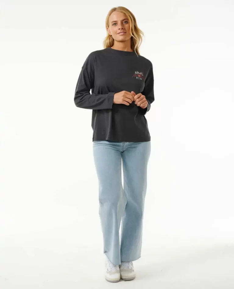 Tees & Tanks Rip Curl Women Hypnotic Eye Heritage Long Sleeve - Image 4