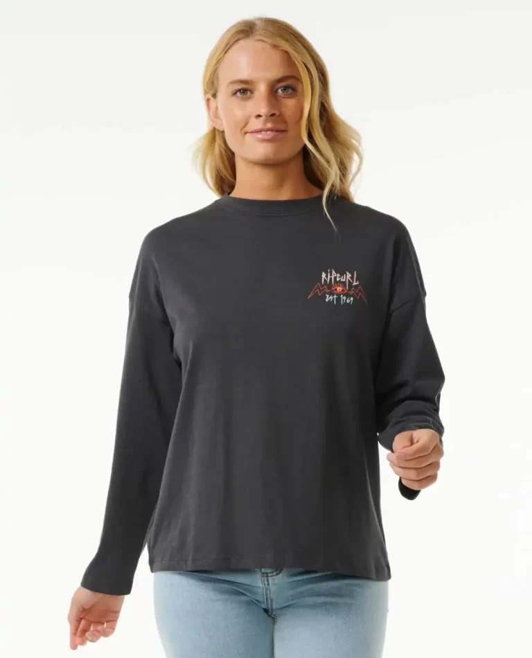 Tees & Tanks Rip Curl Women Hypnotic Eye Heritage Long Sleeve - Image 5