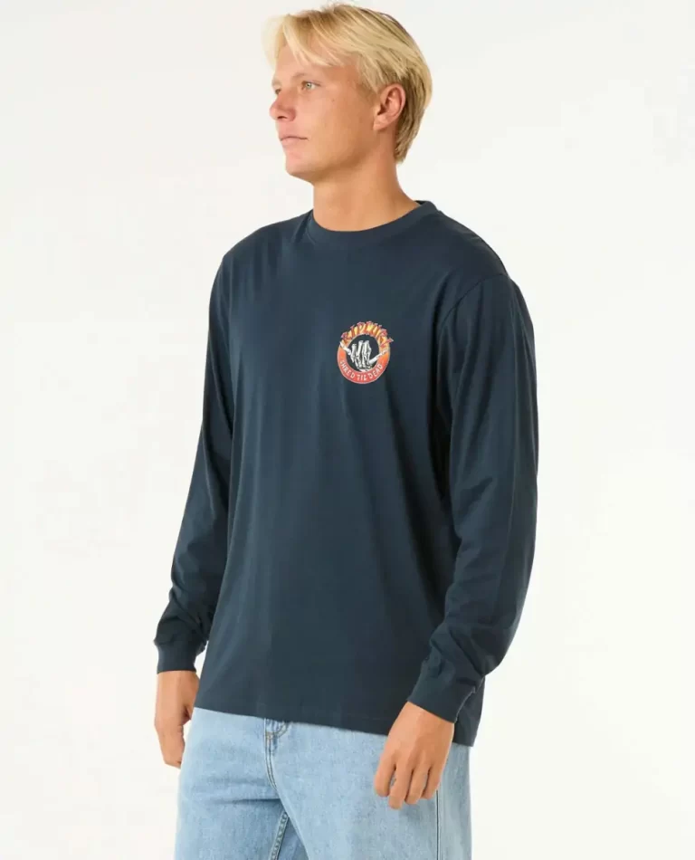 Tees & Tanks Shred Til Long Sleeve Tee Mens Rip Curl - Image 2