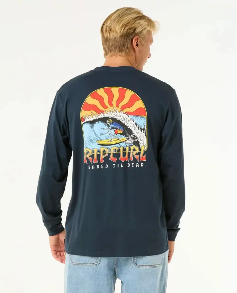 Tees & Tanks Shred Til Long Sleeve Tee Mens Rip Curl - Image 3