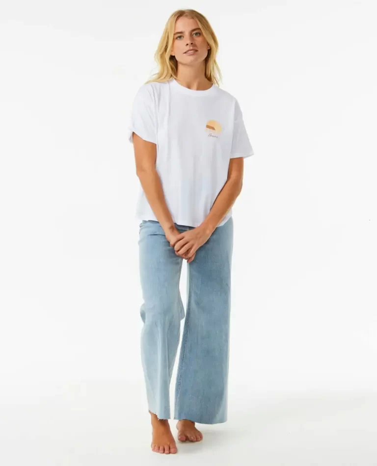 Tees & Tanks Women Rip Curl Line Up Relaxed Tee - Image 4