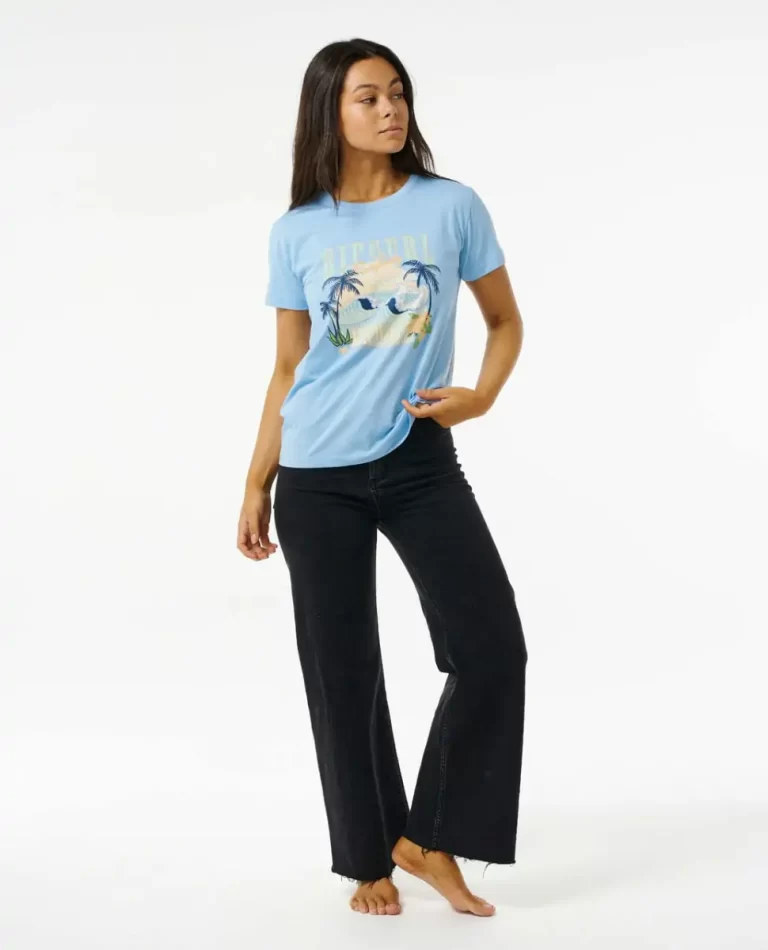 Tees & Tanks Women Rip Curl Paradise Palms Standard Tee - Image 4