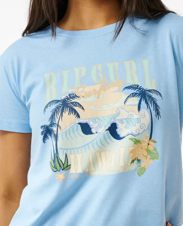 Tees & Tanks Women Rip Curl Paradise Palms Standard Tee - Image 5