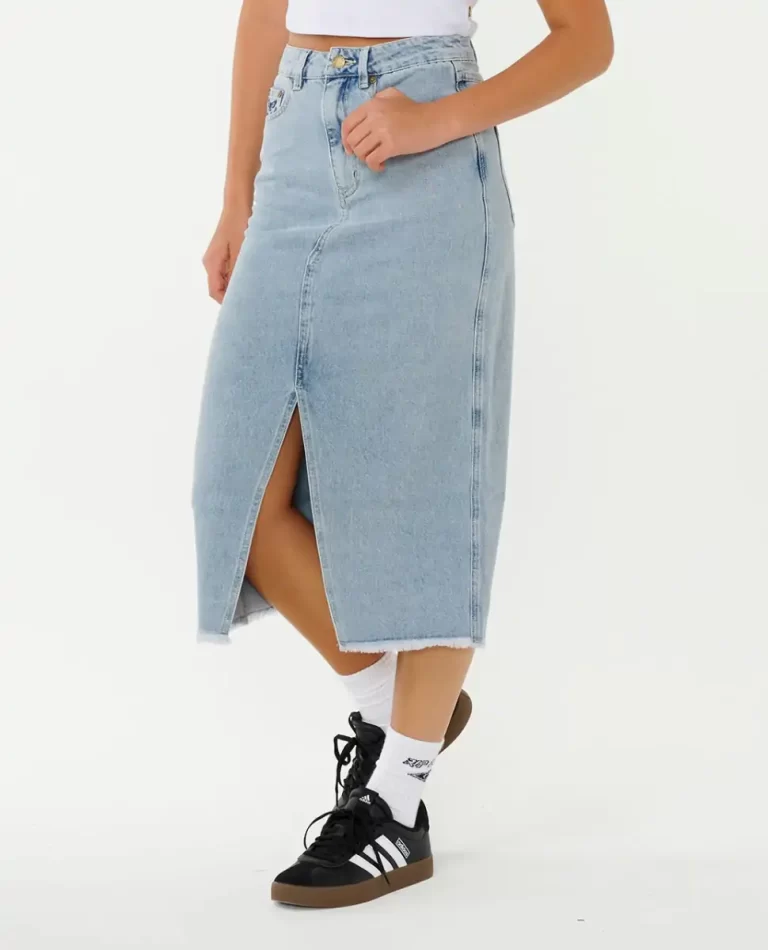 The Search Denim Midi Skirt Skirts Women Rip Curl - Image 2