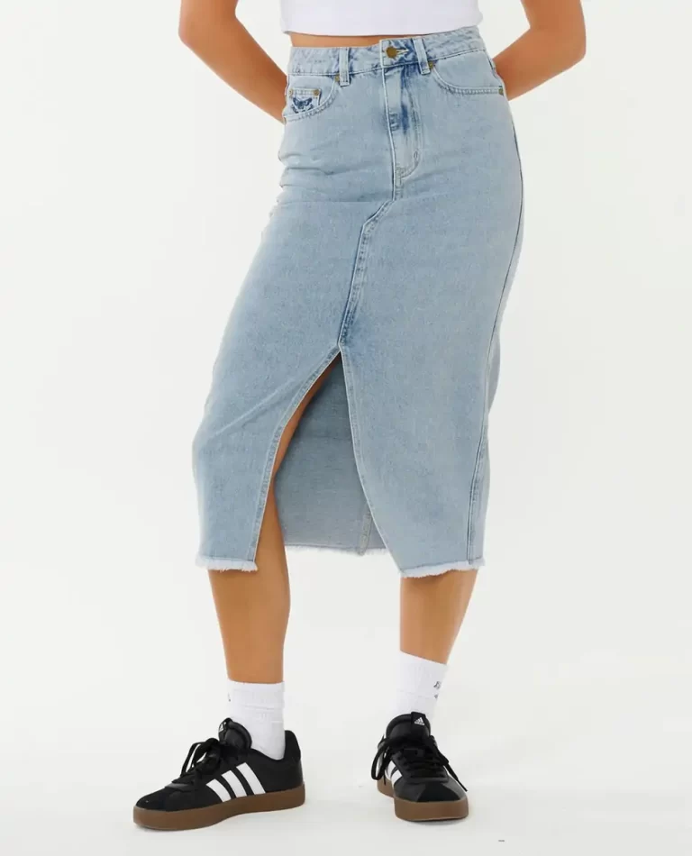 The Search Denim Midi Skirt Skirts Women Rip Curl - Image 4