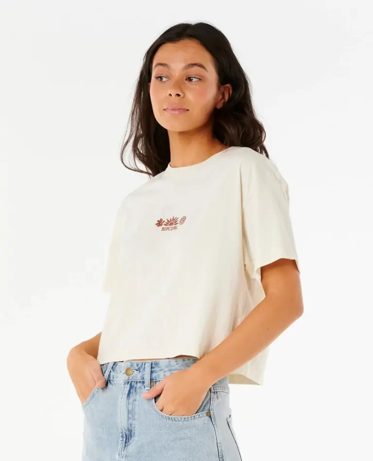 Tokens Crop Tee Women Rip Curl Tees & Tanks - Image 3