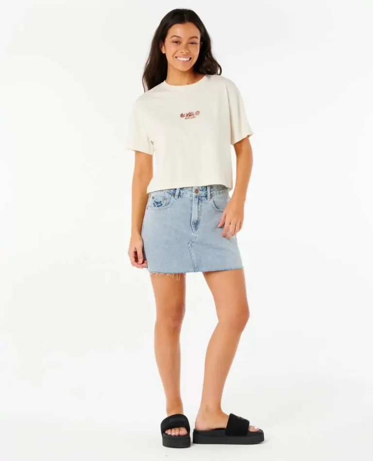 Tokens Crop Tee Women Rip Curl Tees & Tanks - Image 4