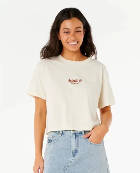 Tokens Crop Tee Women Rip Curl Tees & Tanks