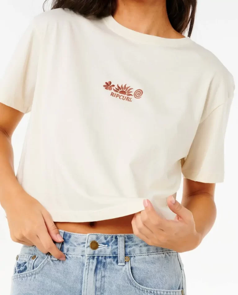 Tokens Crop Tee Women Rip Curl Tees & Tanks - Image 5