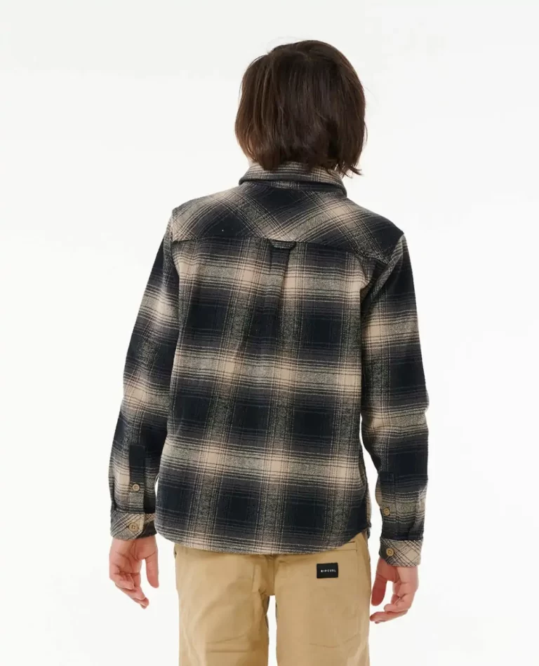 Tops & Tees Rip Curl Kids Count Flannel Shirt - Image 3