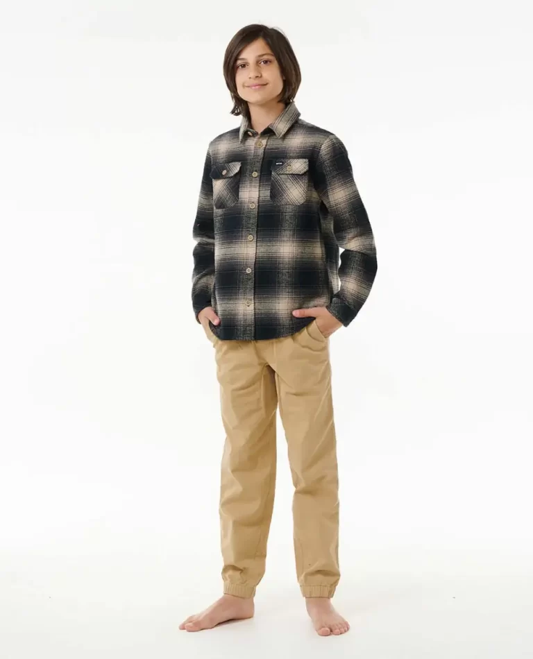 Tops & Tees Rip Curl Kids Count Flannel Shirt - Image 4