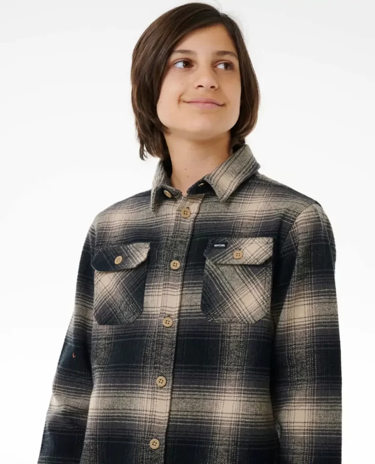 Tops & Tees Rip Curl Kids Count Flannel Shirt - Image 5