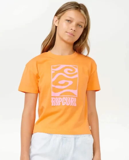 Tops & Tees Sun Sol Logo Crop Tee Rip Curl Kids