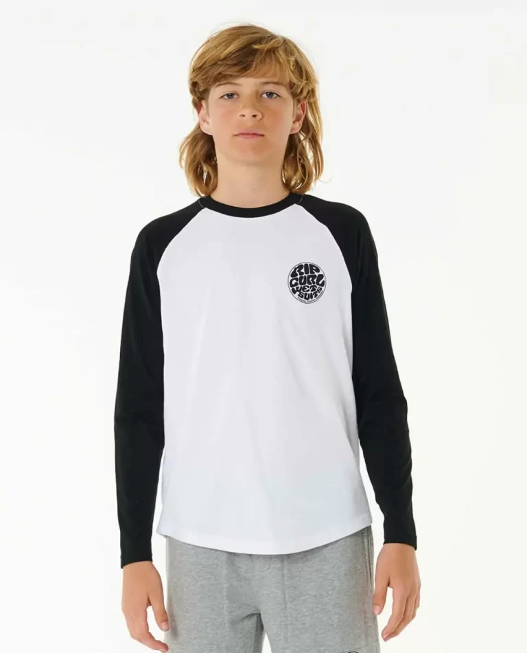 Tops & Tees Wettie Icon Long Sleeve Tee Kids Rip Curl - Image 2