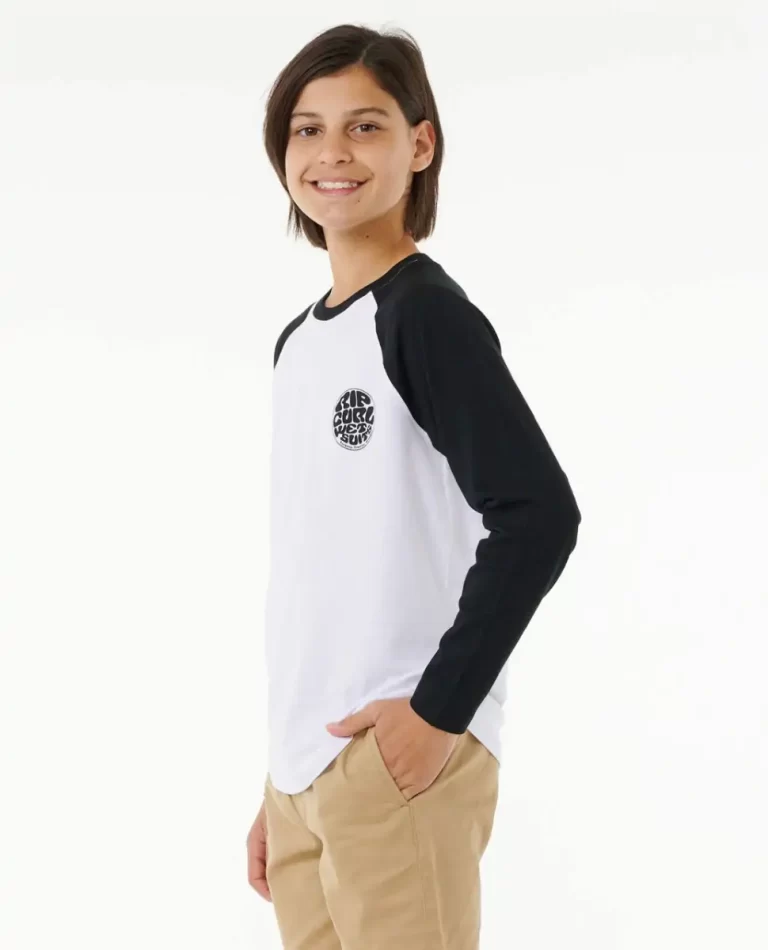 Tops & Tees Wettie Icon Long Sleeve Tee Kids Rip Curl - Image 3