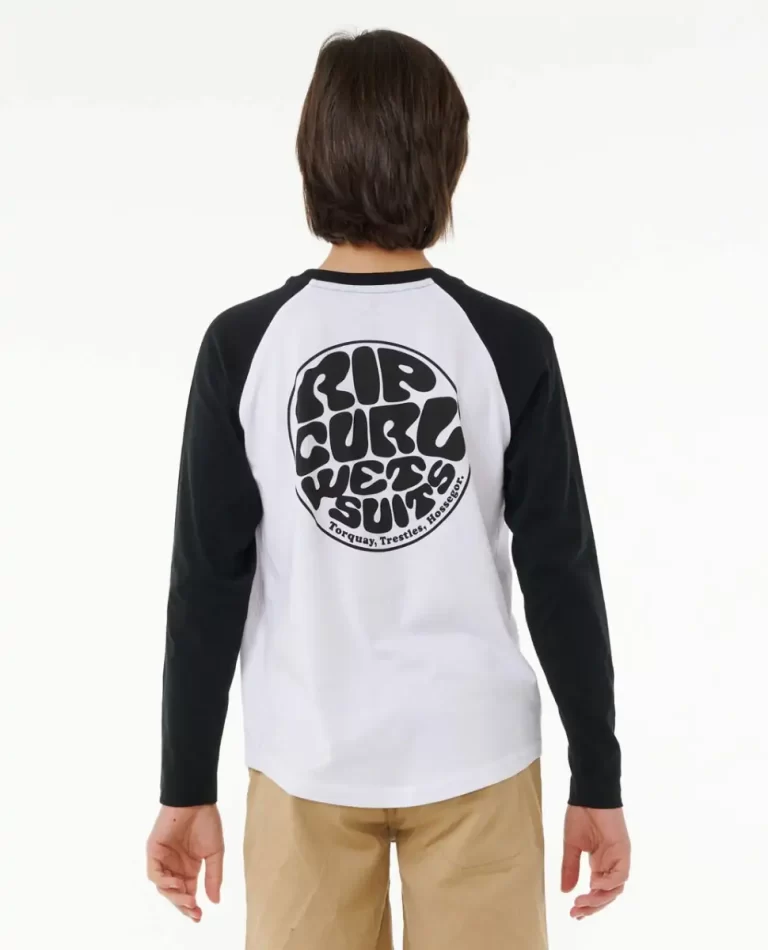 Tops & Tees Wettie Icon Long Sleeve Tee Kids Rip Curl - Image 5