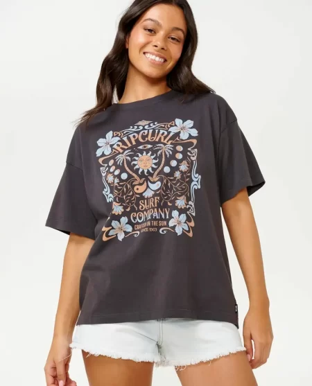 Utopian Dreams Heritage Tee Tees & Tanks Women Rip Curl