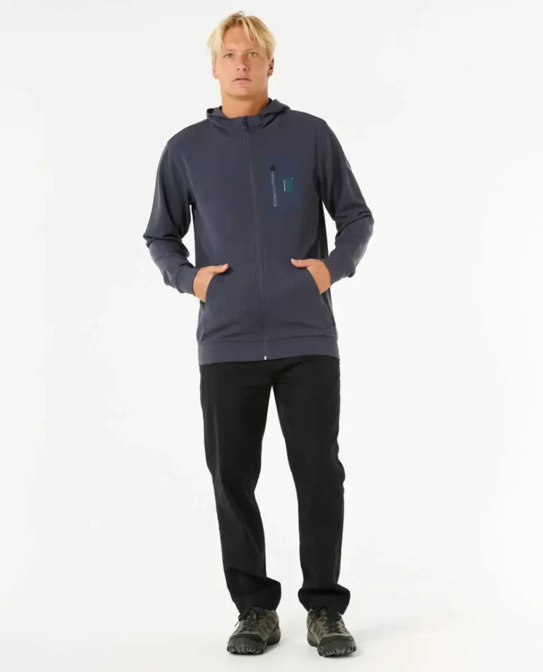 Vaporcool Search Zip Through Hood Mens Rip Curl Hoodies & Fleece - Image 4