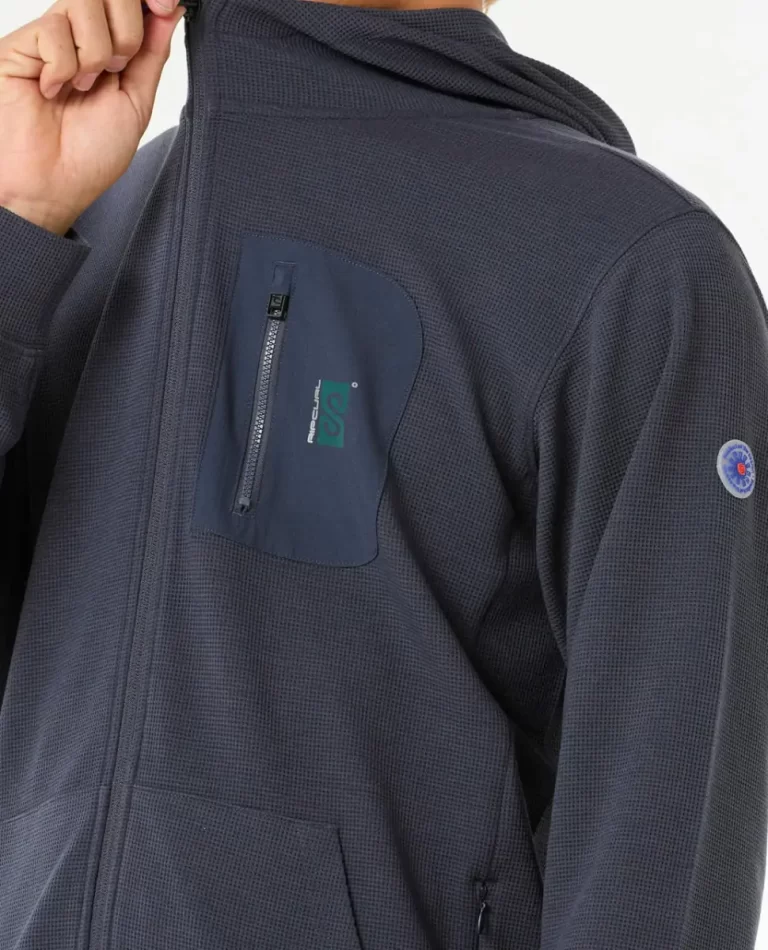 Vaporcool Search Zip Through Hood Mens Rip Curl Hoodies & Fleece - Image 5