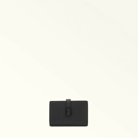 Wallets Furla Flow Compact Wallet M Nero Women
