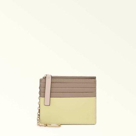 Wallets Stucco Gray+Freesia+Azalea Furla Grazia Card Case S Women