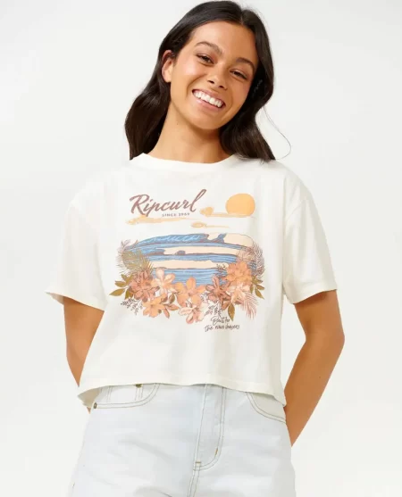 Wave Gliders Crop Tee Rip Curl Tees & Tanks Women