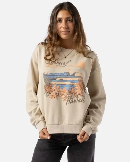 Wave Gliders Relaxed Crew Hoodies & Fleece Women Rip Curl