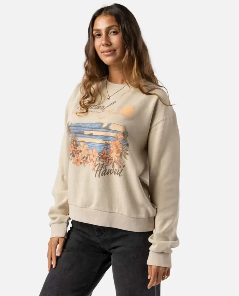 Wave Gliders Relaxed Crew Hoodies & Fleece Women Rip Curl - Image 3