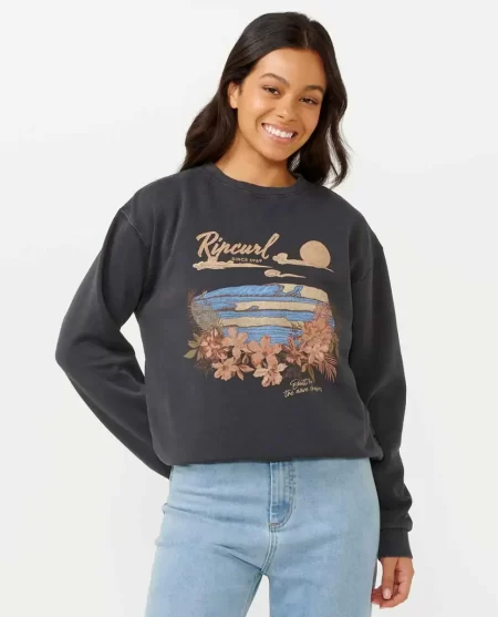 Wave Gliders Relaxed Crew Hoodies & Fleece Women Rip Curl