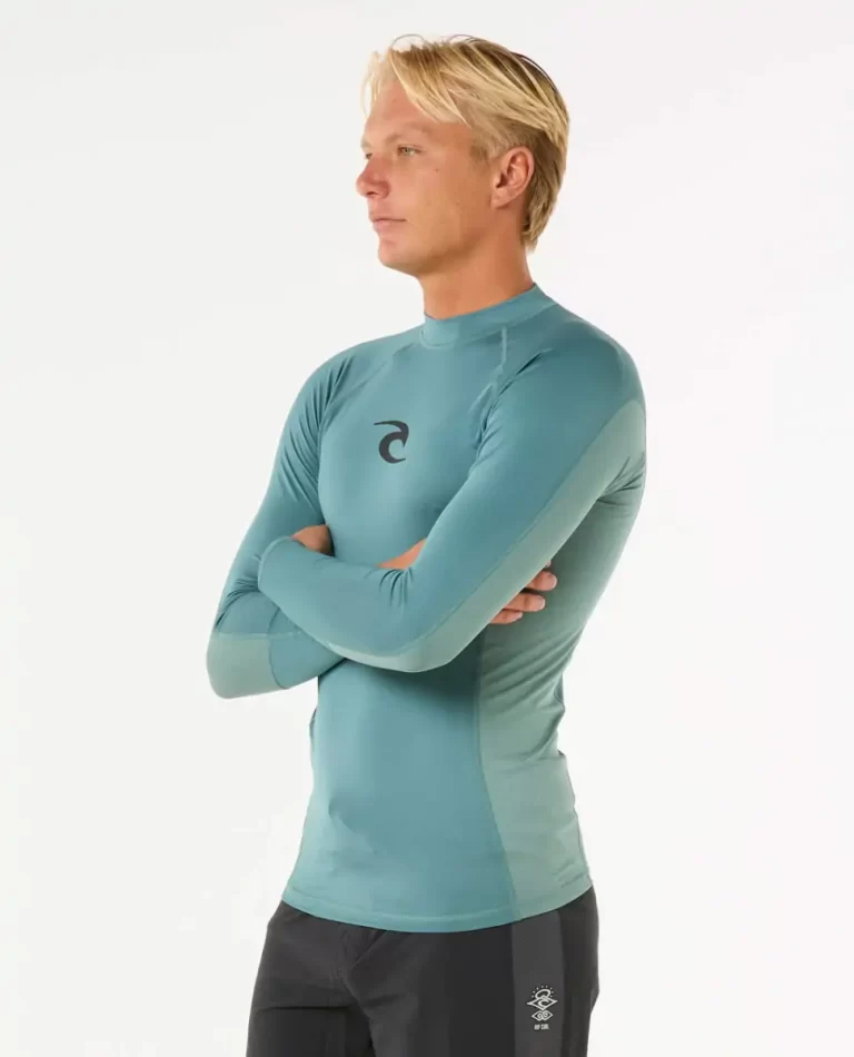 Waves Uv Long Sleeve Rash Guard Rash Guards Rip Curl Mens - Image 2