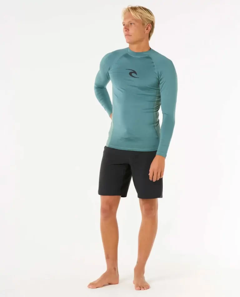 Waves Uv Long Sleeve Rash Guard Rash Guards Rip Curl Mens - Image 4