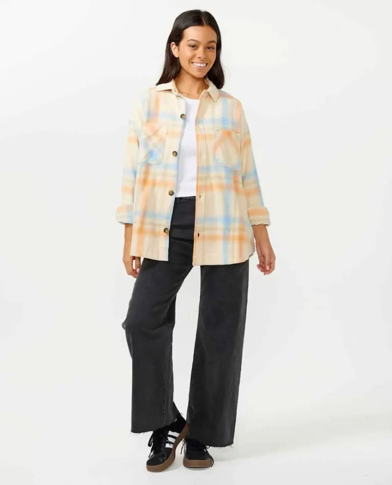 Women Beach Party Flannel Shirt Rip Curl Shirts & Tops - Image 4