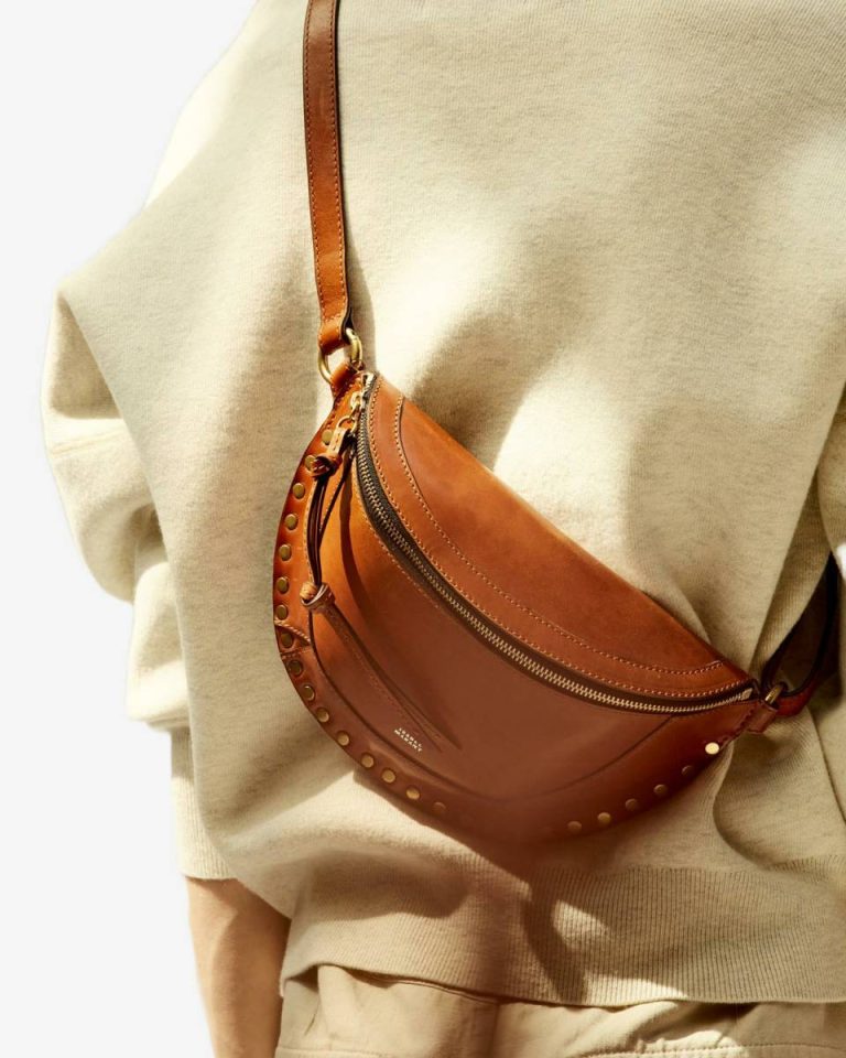 Women Belt Bags Skano Belt Bag Cognac Isabel Marant - Image 3